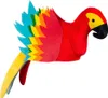A stuffed parrot hat on a white background. Produktbild-Vorschau