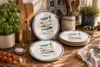 Teller, mediterran mit Sardinen-Motiv | Maritime Produktbild-Vorschau 7