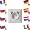 Zásuvka s USB 2,1A max., bílá Náhled obrázku produktu