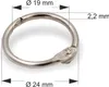 Klapp- Heftring / Schlüsselring aufklappbar | Ø 19 mm | Produktbild-Vorschau 2