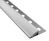 T77 LED Alu Fliesenprofil 12mm silber 30° 2m milky Produktbild-Vorschau 1