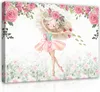Plátno obraz dětský pokoj dívka baletka 60x40 cm XXL Náhled obrázku produktu 1