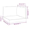 vidaXL Coussin pour palette 3 pcs. Motif de feuilles tissu Voir les images du produit 10