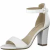 Tamaris Damen Sandalette Leder Blockabsatz geschlossene Produktbild-Vorschau 10