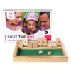 Twisk Shut the Box Holz Würfelspiel 28 x 20 x 4,5 cm Produktbild-Vorschau 1