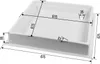Wohnwagen Wohnmobil Duschwanne (BxTXH) 68x68x10 cm, ABS Produktbild-Vorschau 6