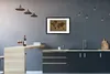 MuchoWow® MuchoWow® Gerahmtes Poster Weltkarte - Braun - Produktbild-Vorschau 2