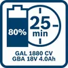 Bosch GAL 1880 CV Ladegerät + 2x GBA 18V 5,0 Ah Produktbild-Vorschau 6