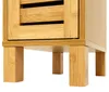 Armoire de toilette étroite en bambou SICELA, 30 x 19 x 120 Voir les images du produit 18