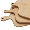 Holz Schneidebrett Eiche mit hängendem Loch 20cm x 33cm Produktbild-Vorschau 4