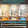 Cichy wentylator sufitowy z oświetleniem E27 40 W, lampa Podgląd zdjęcia produktu 2