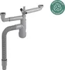 PREVEX Flexloc Siphon 1 1/2" mit 2 Anschlüssen für Produktbild-Vorschau 2