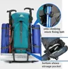 CarryQuest® - Sac à dos 70L, nylon imperméable avec housse Voir les images du produit 13