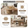 Esstisch Ausziehbar Oval/Runder mit Schiebetür und Stauraum Produktbild-Vorschau 6