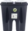Excellent Houseware Pattumiera a 2 scomparti, plastica, Anteprima dell’immagine prodotto 11