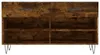 vidaXL Lavica na topánky z dymového duba 102x35x55 cm Náhľad obrázku produktu 6