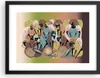 Gerahmtes Poster - Schwarzer Rahmen - Afrikanisch Grafik Produktbild-Vorschau 1