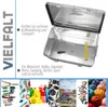 Blick von oben in Alukiste: Werkzeug drin, weitere Anwendungsbeispiele (Hobby, Werkstatt, Garten, Camping, Reise, Sport...) Produktbild-Vorschau
