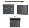 Skrzynka na listy Wiltec V12 antracyt 360 x 115 x 320 mm, Podgląd zdjęcia produktu 10