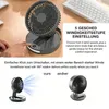 Mini Ventilator USB Akku Tischventilator 3600mAh 5 Stufen Produktbild-Vorschau 4