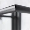 Wandgarderobe SENZA 1 Stahl Schwarz Garderobenhalter Spinder Design Produktbild-Vorschau
