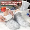 Kuschelsocken Damen Herren, Dicke Flauschige Socken mit Produktbild-Vorschau 5