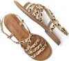 Lazamani Zuza Damen Sandalen Leopard Größe 39 Produktbild-Vorschau 3