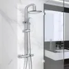 sanicomfort Duschsäule mit Thermostat Chrom Duschsystem mit Produktbild-Vorschau 1