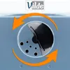 Close-up of a food storage container's ventilation dial with arrows indicating rotation. Anteprima dell’immagine prodotto