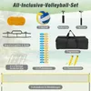 COSTWAY Volleyballnetz Outdoor, 9,5 x 1m Pool Volleyball Produktbild-Vorschau 5