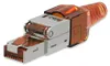 Netzwerkstecker CAT7 RJ45 1 Netzwerk Stecker geschirmt Produktbild-Vorschau 1