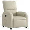 A cream-colored recliner chair. Voir les images du produit