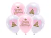 Öko-Luftballons 33 cm, Happy Birthday, Mix (1 Packung / 5 Produktbild-Vorschau 3
