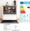 Plamen 850 Glas N – Weißer Holzherd (rechte Ausführung) Produktbild-Vorschau 5