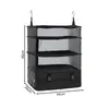 Hängeregal Kleiderschrank Organizer Faltbar Koffer Produktbild-Vorschau 6