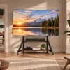 Soporte de TV WISFOR, altura ajustable, con ruedas, base Vista previa de la imagen del producto 11