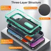 Hülle für iPhone 11 Hybrid Dreilagige Robust Stoßfest Produktbild-Vorschau 3