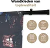 MuchoWow® Wandteppich Wandbehang Blumen - Farben - Kunst Produktbild-Vorschau 3