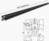VEVOR 10-teiliges Aluminiumprofilset, 1000 mm T-Nut 2020 Produktbild-Vorschau 7