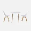 Set da pranzo composto da tavolo quadrato e 2 sedie, 70cm, Anteprima dell’immagine prodotto 6