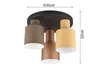 Lampa sufitowa AGUDO kawo-beżowa-ciemno szary 3xE27x40W Podgląd zdjęcia produktu 14