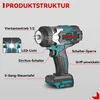 ONEVAN Akku-Schlagschrauber 1800 N.m,Drehschlagschrauber Produktbild-Vorschau 3