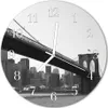 Glasuhr Wanduhr Küchenuhr Echt-Glas 30fi cm Brücke Produktbild-Vorschau 1