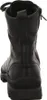 A back view of a black leather boot. Produktbild-Vorschau