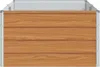 vidaXL Hochbeet Hellbraun 160 x 80 x 45 cm Verzinkter Stahl Produktbild-Vorschau 6