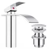 Homelody Wasserfall Wasserhahn Bad 304 Edelstahl Produktbild-Vorschau 1