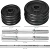 HOMCOM 2 in 1 Hantelnset verstellbare Dumbbellset 20 KG Produktbild-Vorschau 3