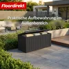 Floordirekt Gartenbox Holz-Optik wetterfeste Kissenbox 300L Produktbild-Vorschau 4