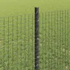 vidaXL Płot ze słupkami szary Podgląd zdjęcia produktu 4