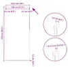 vidaXL zatemňovací roleta 124,4 x 230 cm, šířka látky 120 Náhled obrázku produktu 8